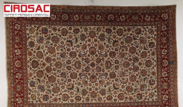 Tappeto Tabriz fine marcato ebrahim oghli